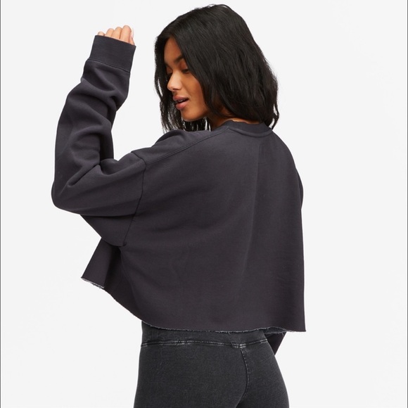 🔆BILLABONG🔆 Hey Gday Cropped Crewneck Sweatshirt - Picture 10 of 12